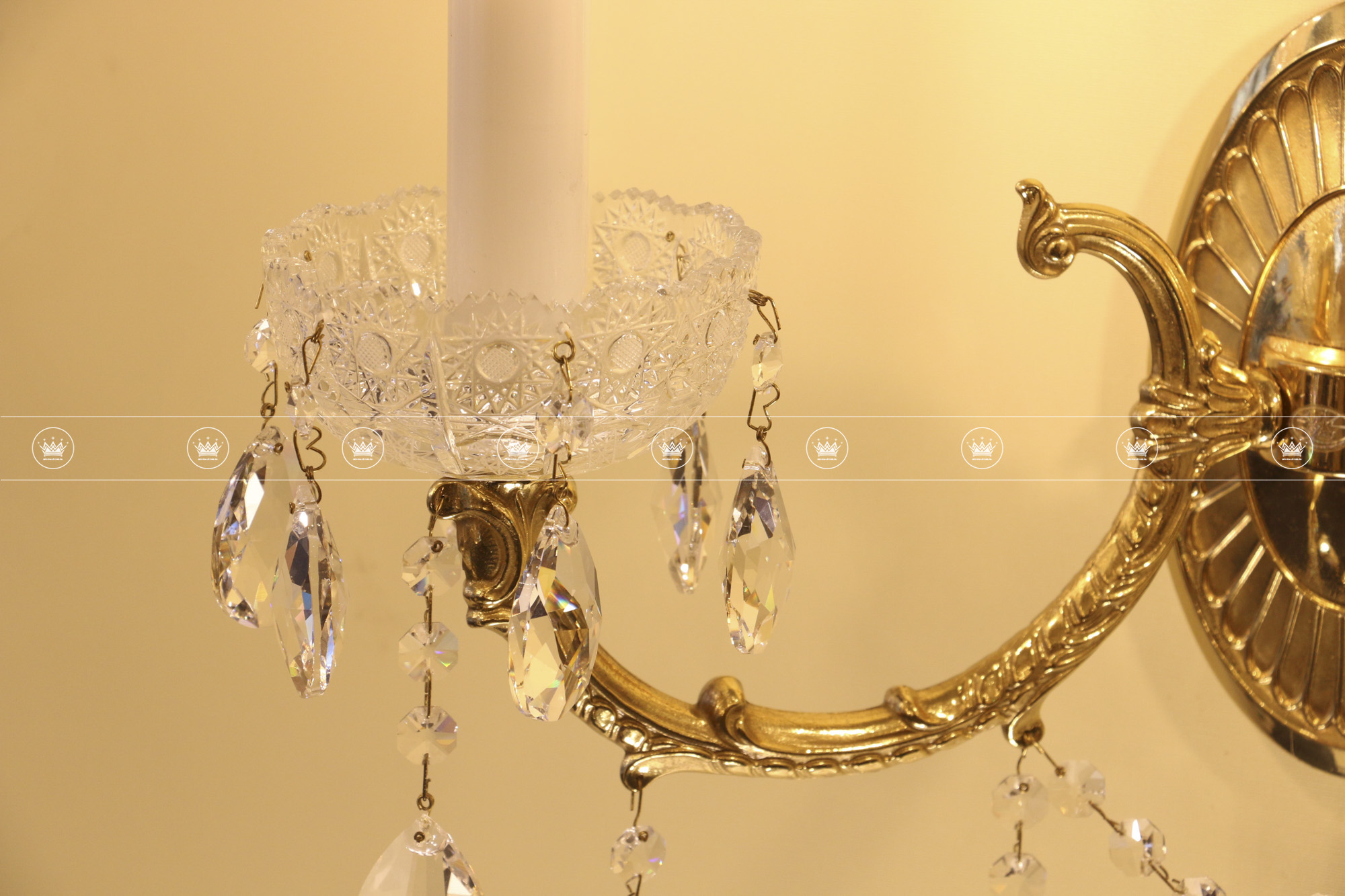 ĐÈN TƯỜNG ĐỒNG CR 0006/02/20 BRASS ANTIQUE WL 6