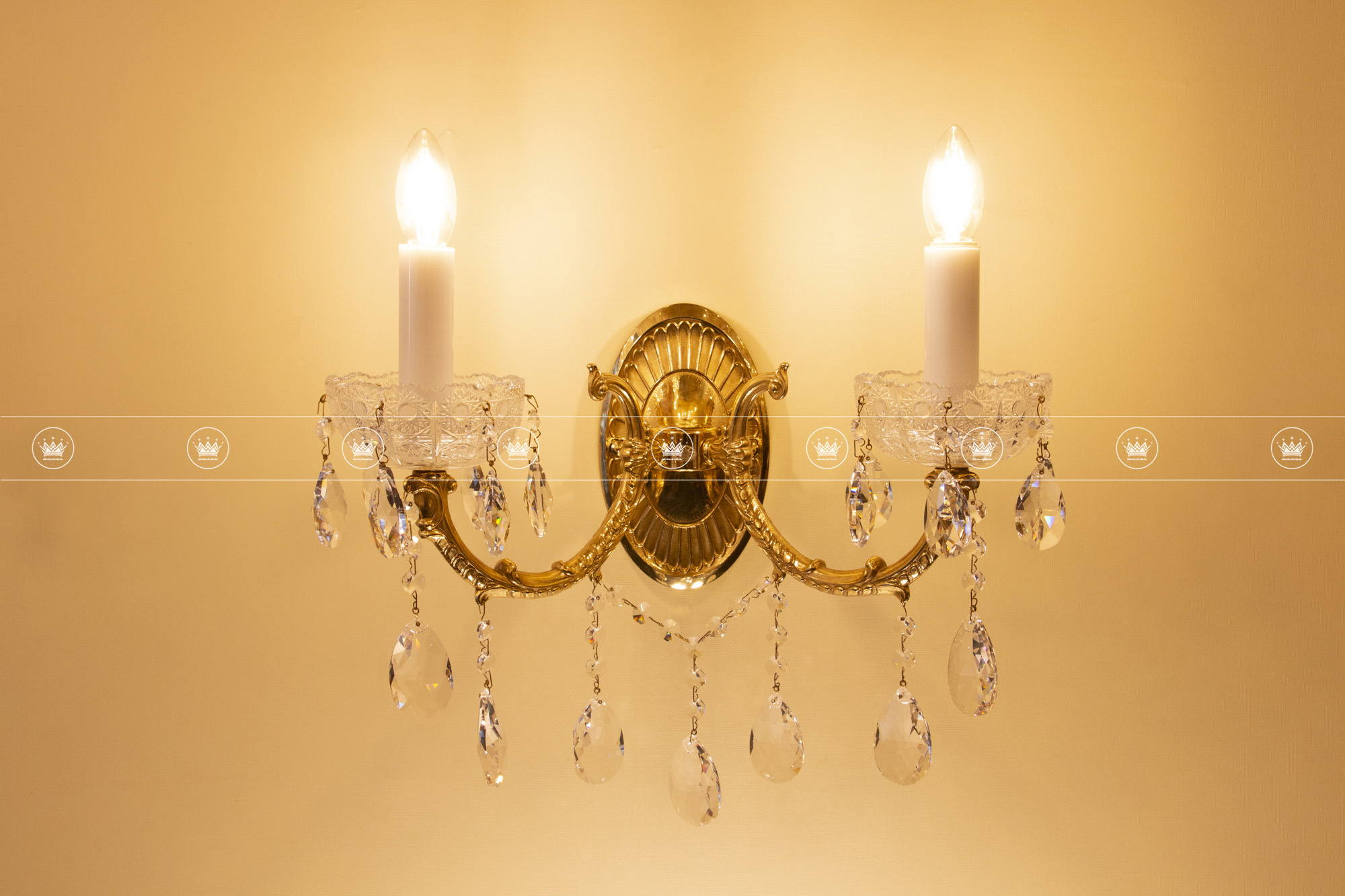 ĐÈN TƯỜNG ĐỒNG CR 0006/02/20 BRASS ANTIQUE WL 1