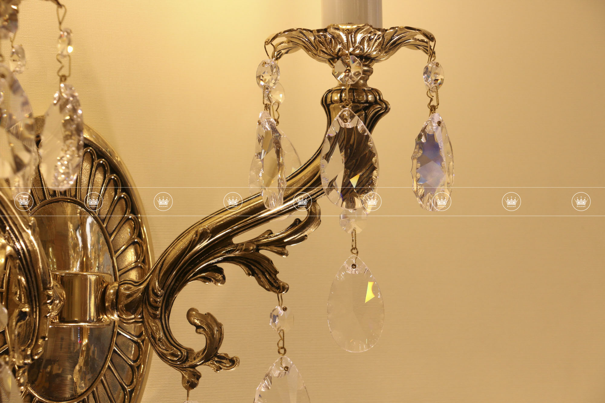 ĐÈN TƯỜNG ĐỒNG ISIS II BRASS ANTIQUE WL 5