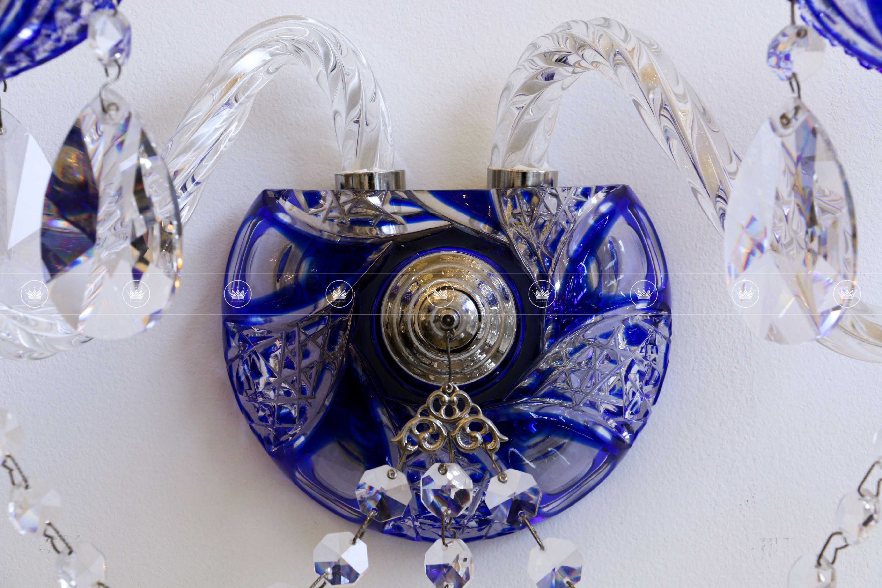 ĐÈN TƯỜNG PHA LÊ BLUE GALAXY N2 4