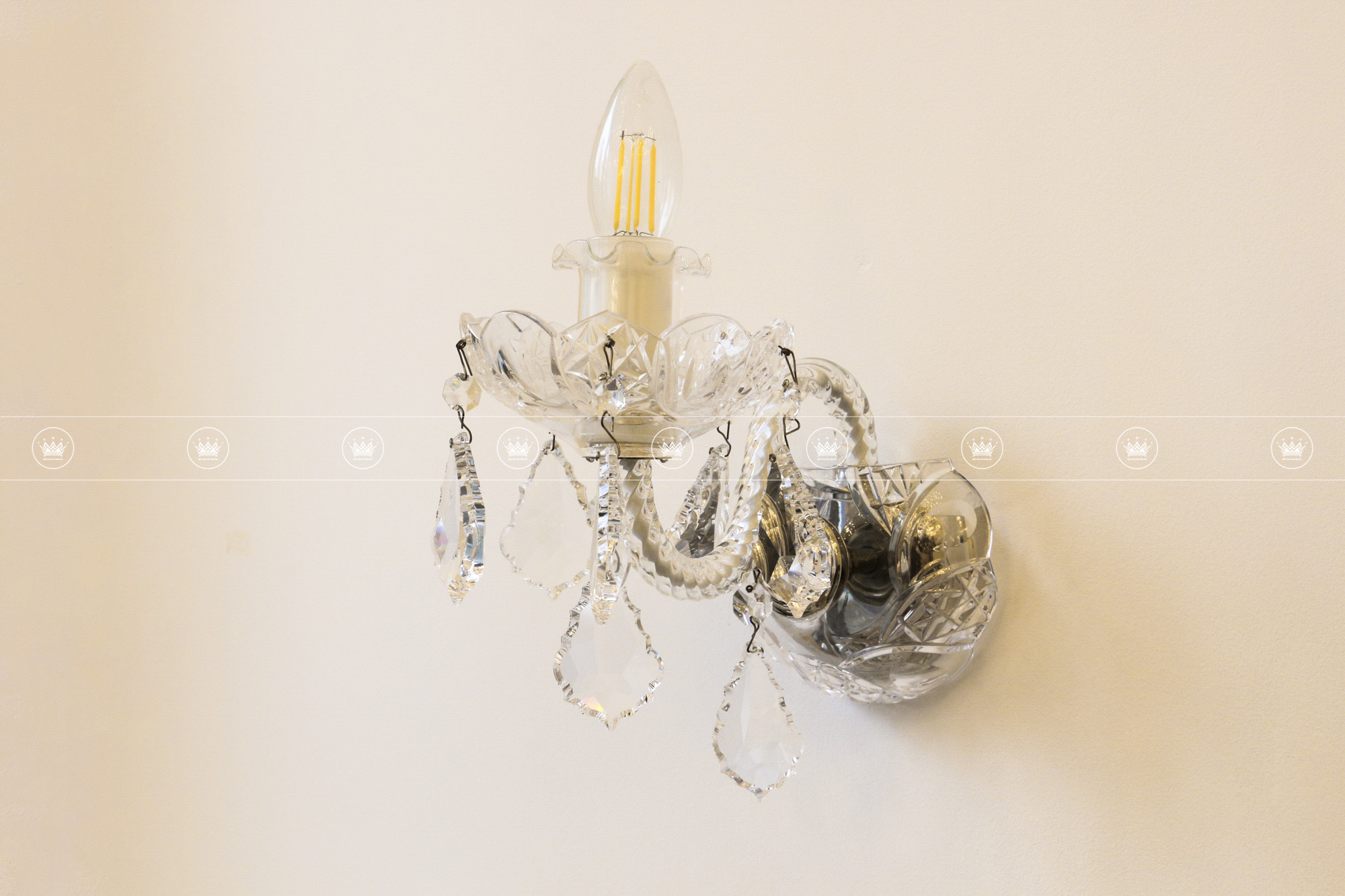 ĐÈN TƯỜNG PHA LÊ LW01 Galaxy-crystal SES 2