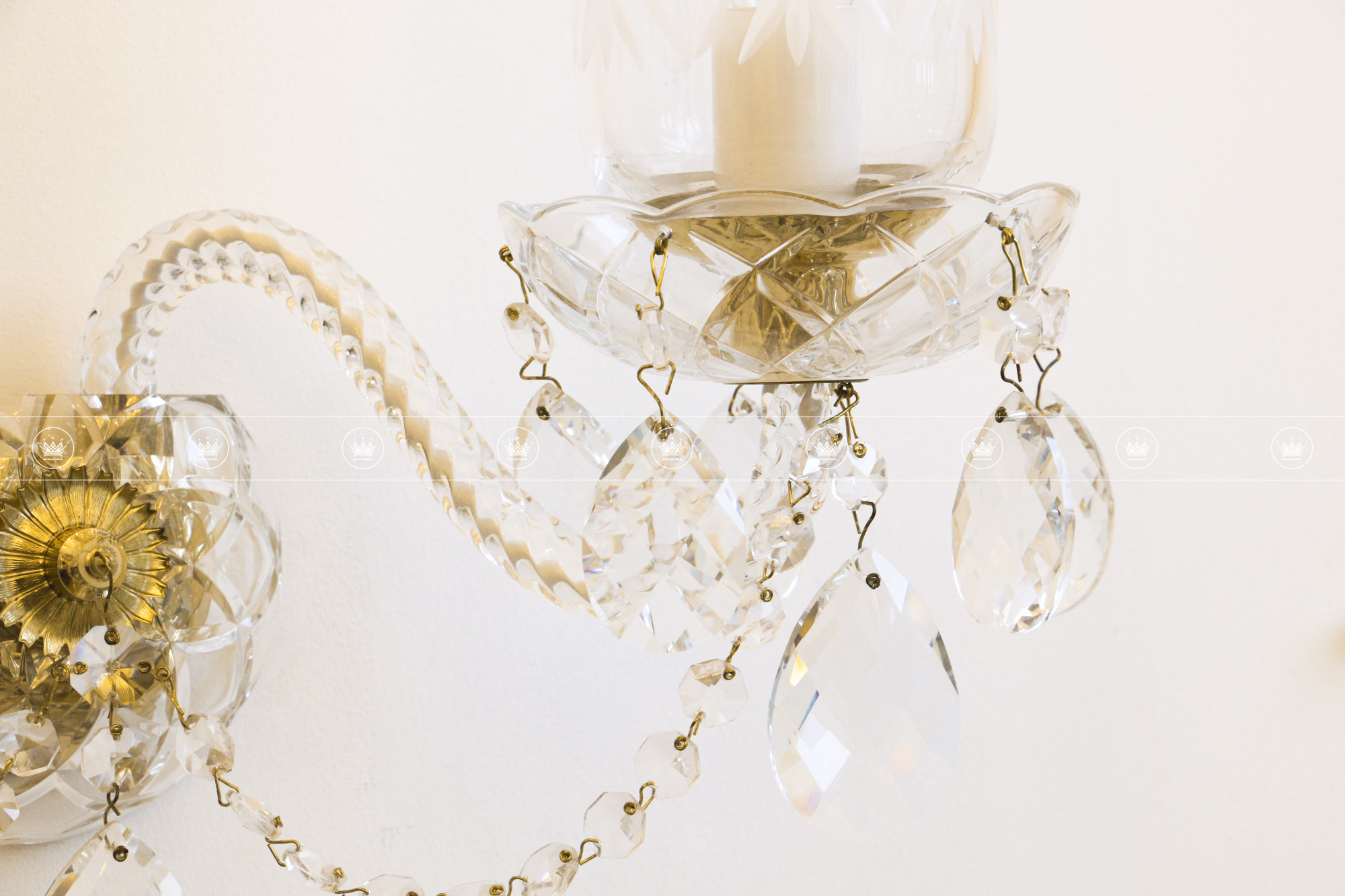 ĐÈN TƯỜNG PHA LÊ LW02 Crystal-DT 6