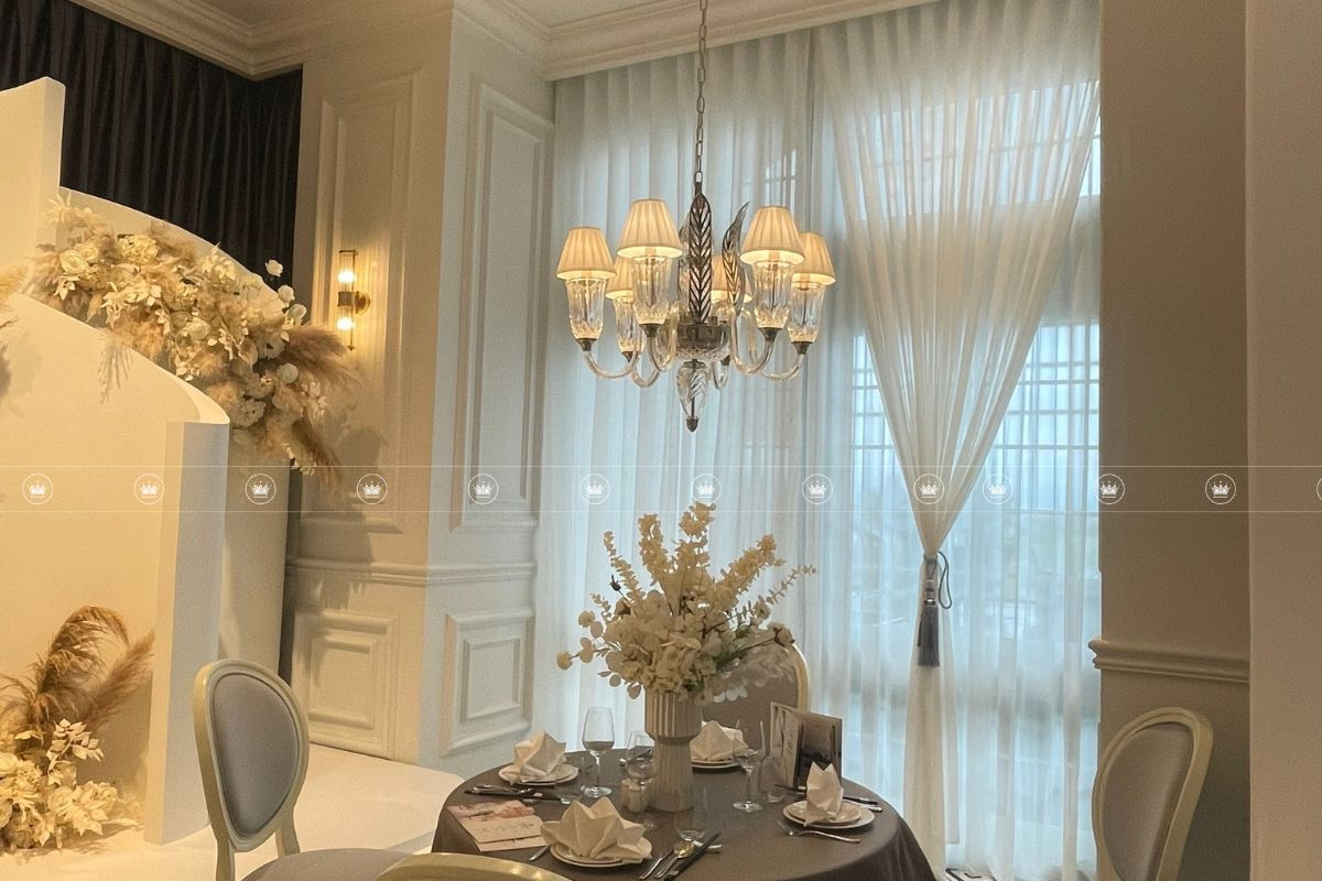 Tư vấn & thiết kế, lắp đặt đèn trang trí sảnh chờ khách sạn MIKAZUKI tại Đà Nẵng 9
