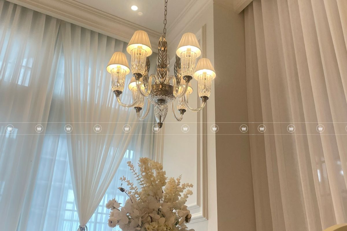 Tư vấn & thiết kế, lắp đặt đèn trang trí sảnh chờ khách sạn MIKAZUKI tại Đà Nẵng 10