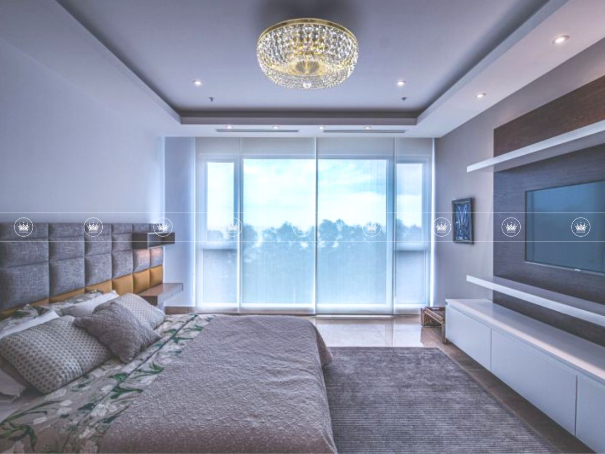 Lắp đặt đèn trang trí phòng ngủ cho chị Hà - Nam Từ Liêm - Hà Nội 1
