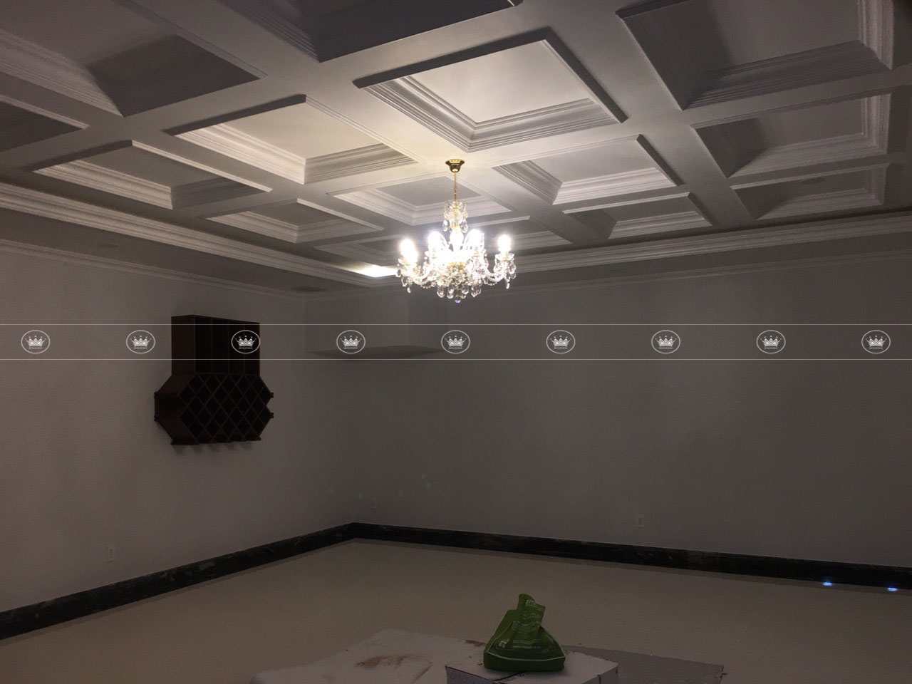 Dự án lắp ráp đèn chùm pha lê nhà anh Quang tại Khu đô thị Sala, Quận 2 2