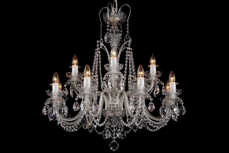 ĐÈN CHÙM PHA LÊ LC12 Crystal-2DKS 