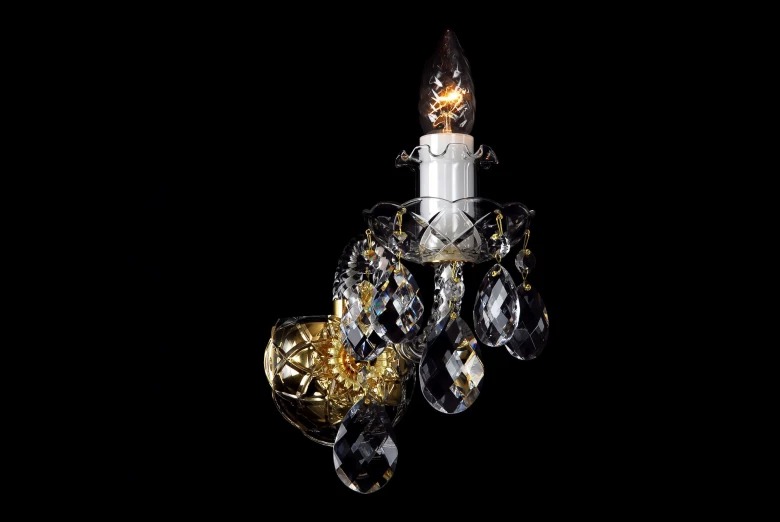 ĐÈN TƯỜNG PHA LÊ LW01 Crystal 