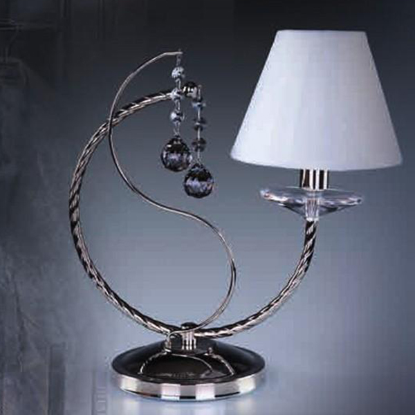 ĐÈN BÀN ĐỒNG ZOE I NICKEL - 8006 TL 