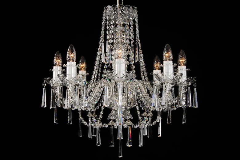 ĐÈN CHÙM PHA LÊ LC08 Crystal-KNS 