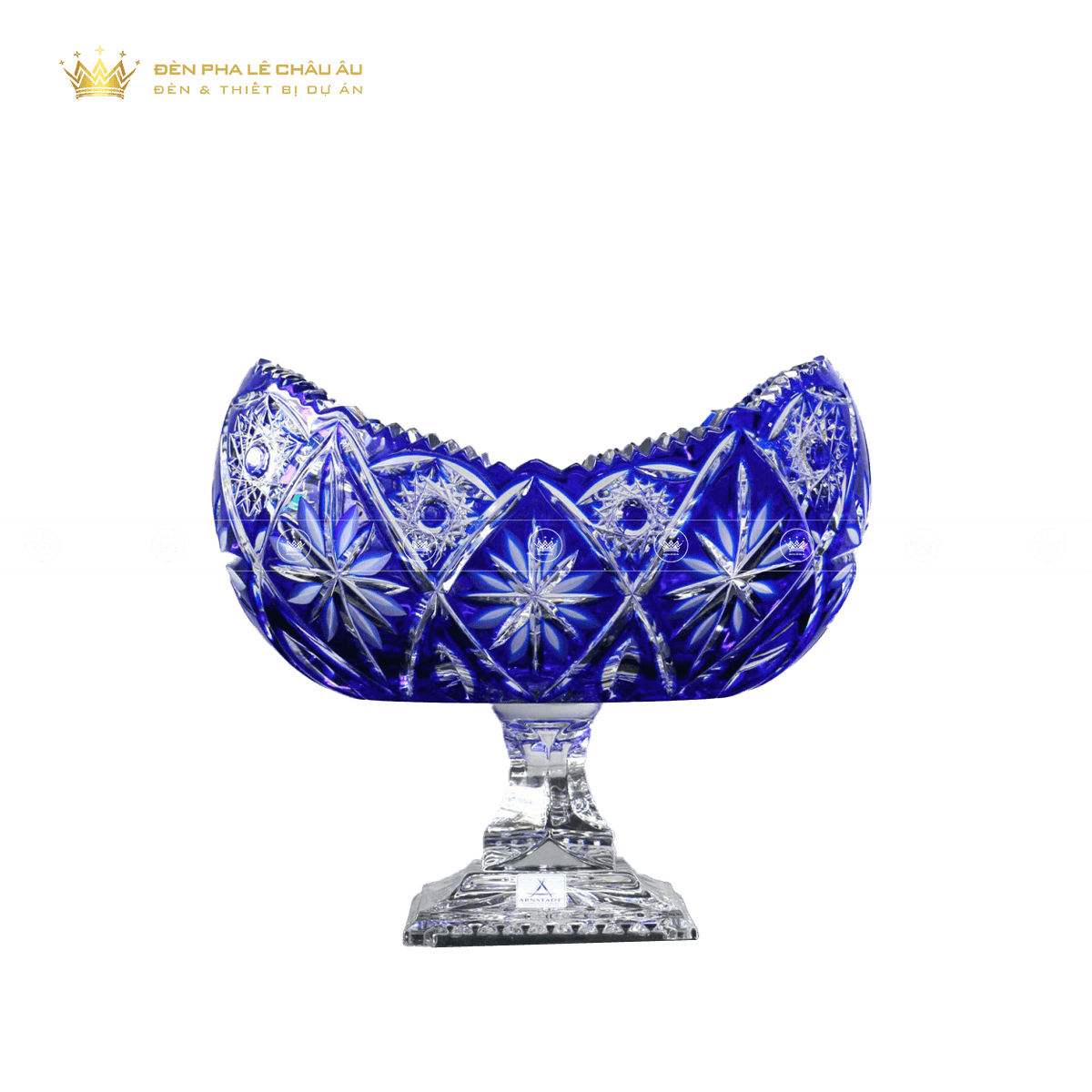 ĐĨA QUẢ PHA LÊ MÀU NIZZA XANH DƯƠNG 1420-26 
