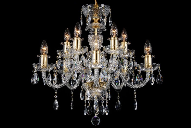 ĐÈN CHÙM PHA LÊ LC10 Crystal-BG 