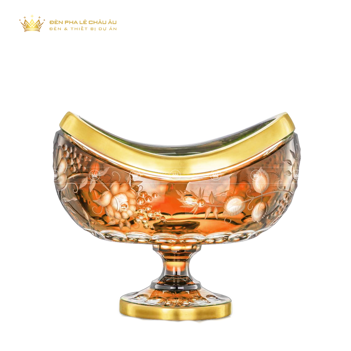 ĐĨA QUẢ PHA LÊ MÀU PRIMEROSE GOLD TRÀ 1420-26 
