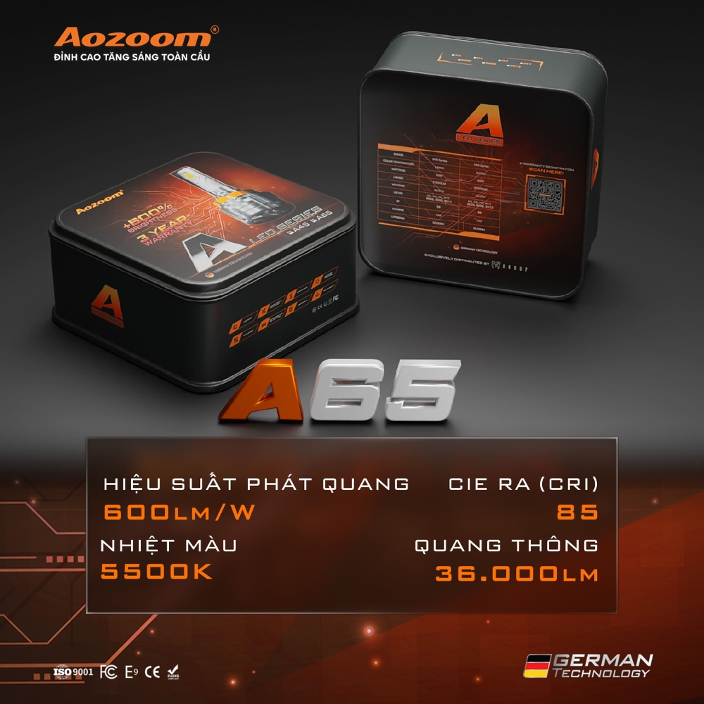 Bóng Led Cho Oto A65 - Aozoom 1
