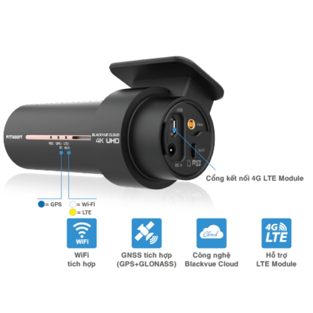 Camera Hành Trình Ôto 4 K Blackvue Dr900X-2Ch Plus 3