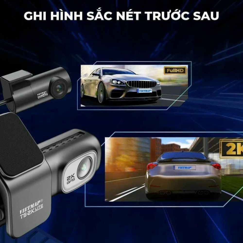 Camera Hành Trình Oto Vietmap Ts-2 K Lite 4