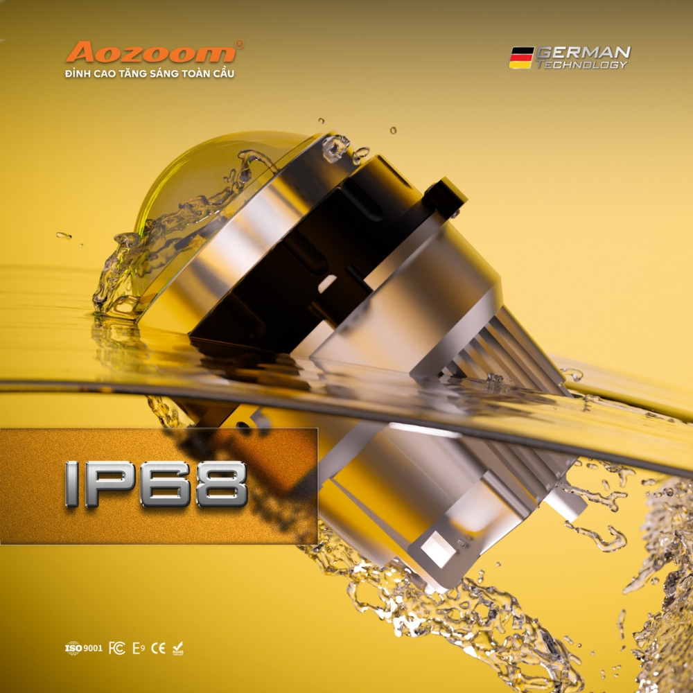 Đèn Bi Gầm Led Wasp Fog Light 3.0 Inch - Aozoom 5