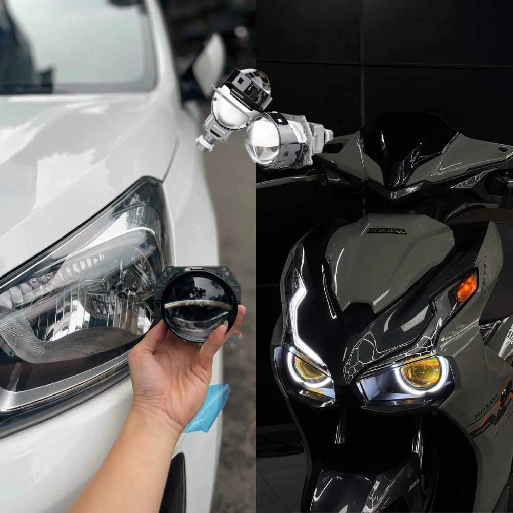 Đèn Bi Led Ô Tô Wolf Light New Arrival - Aozoom 5