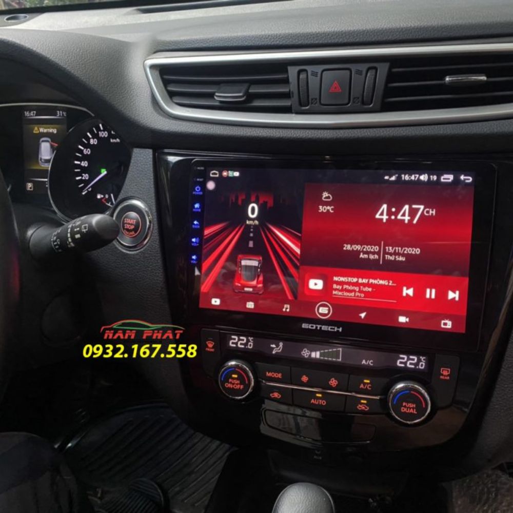 Màn Gotech Cho Nissan - X Trail 2020 Giá Rẻ Chất Lượng 2
