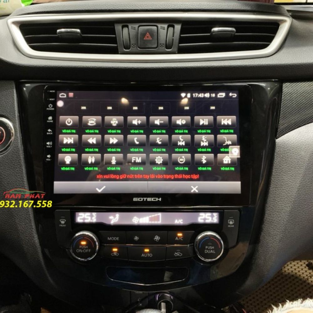 Màn Gotech Cho Nissan - X Trail 2020 Giá Rẻ Chất Lượng 6