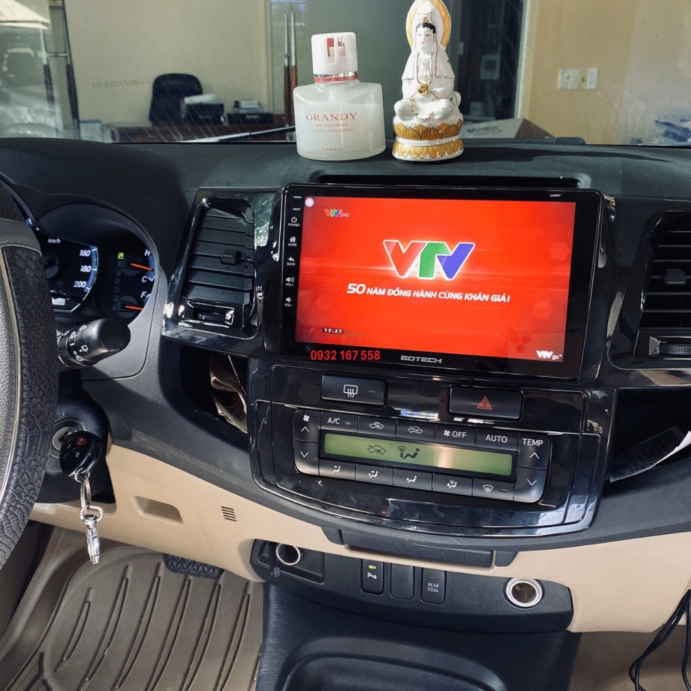 Màn Hình Android Ô Tô Gotech Toyota Fortuner Chính Hãng Chất Lượng 5