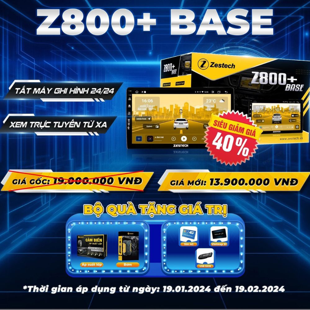 Màn Hình Android Ô Tô  Zestech Z800+ Base 2