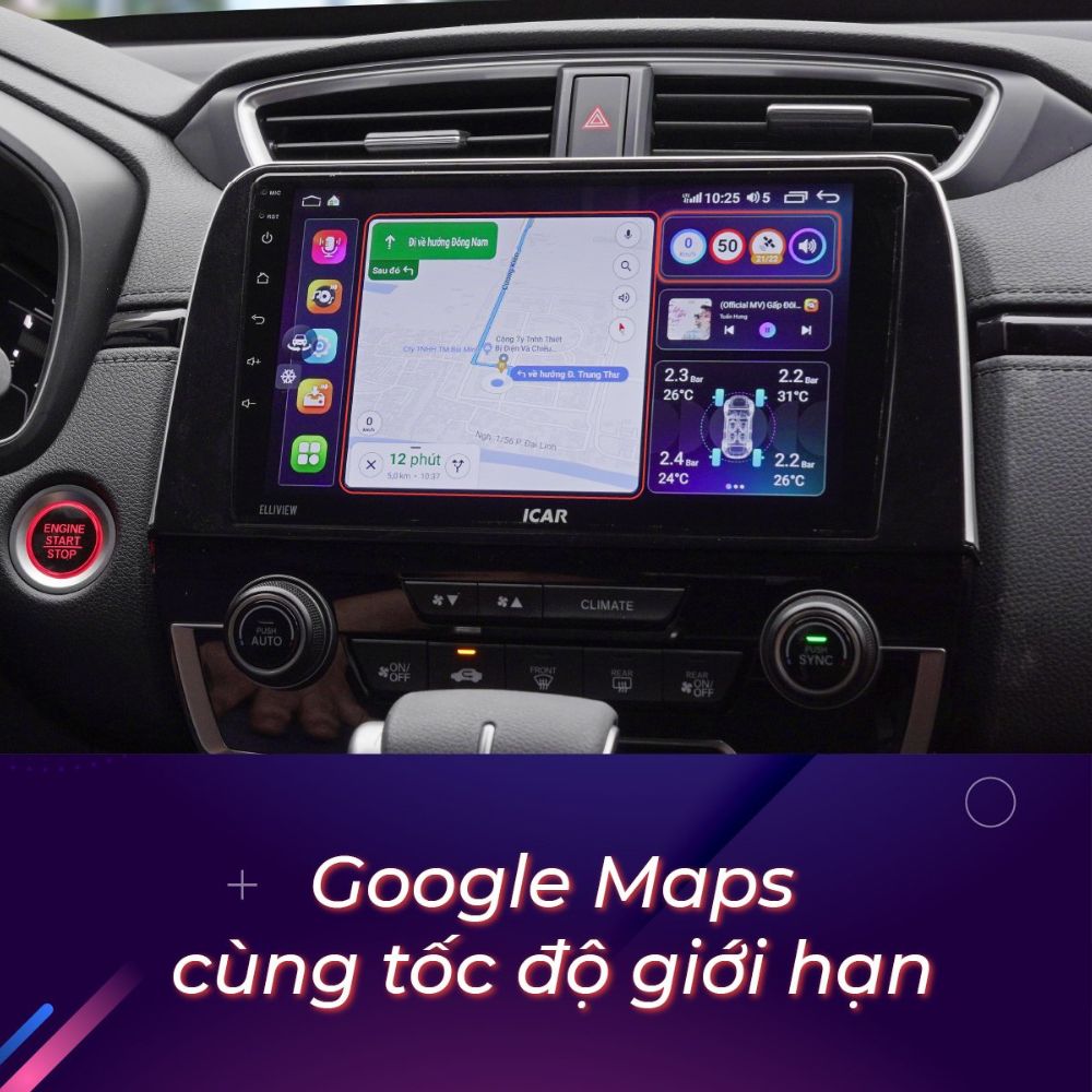 Màn Hình Android Xe Ô Tô Liền Cam 360 Elliview S5 Basic 1