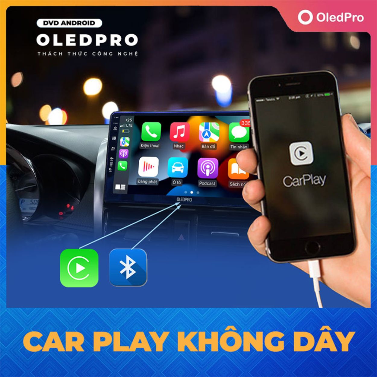 Màn Hình Oled Ô Tô  Liền Camera 360 Oledpro X4S 2