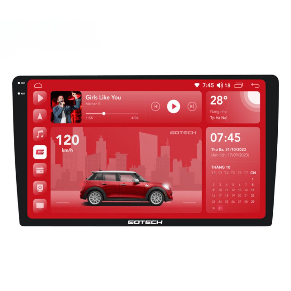 Màn Hình Xe Hơi Thông Minh Gotech GT2K 2