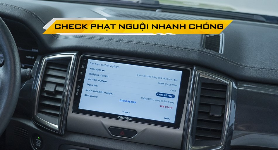 Zestech 360 Base Màn Hình Thông Minh Cho Ô Tô 5