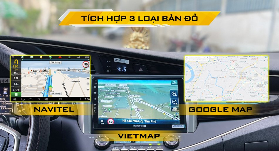 Zestech 360 Base Màn Hình Thông Minh Cho Ô Tô 6