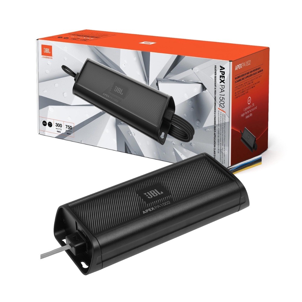 Amply 2 Kênh Lắp Xe Ô Tô JBL PA 1502 