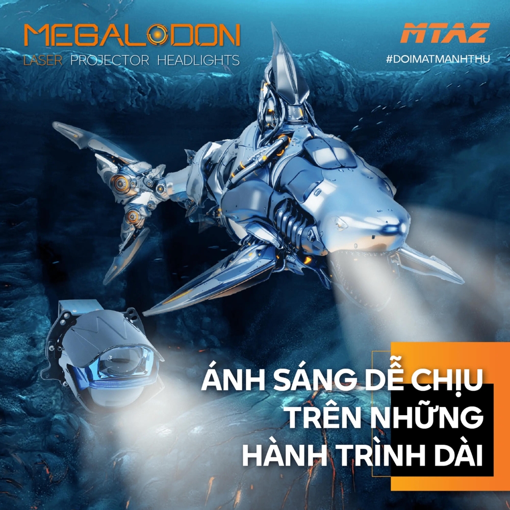 Bi Laser Aozoom Megalodon Light Chính Hãng Giá Tốt 6