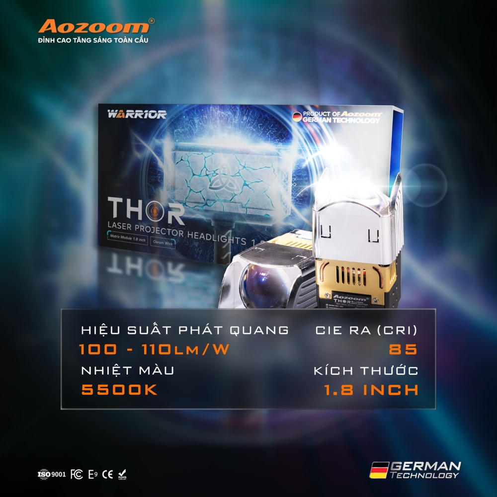 Bi Pha Laser Thor Light 1.8 Inch - Aozoom 1