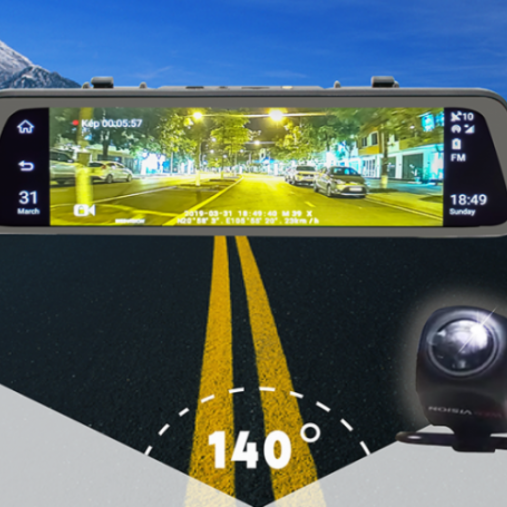Camera Hành Trình Gương Đa Chức Năng Webvision M39X AI 2