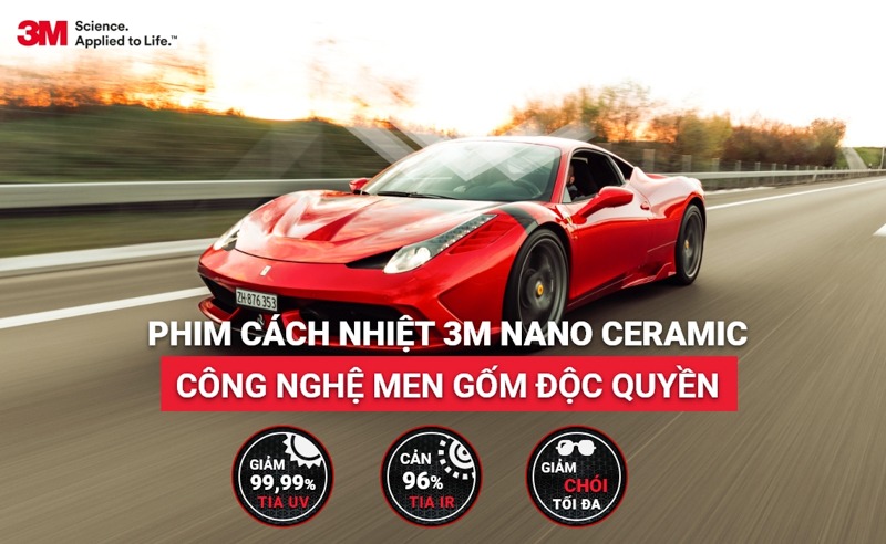 Phim Cách Nhiệt Ô Tô 3M™ Ceramic Dòng IR 