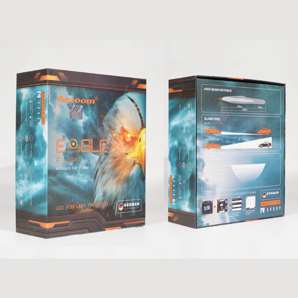 Đèn Bi Gầm Ô Tô Led Eagle Fog Light - Aozoom 