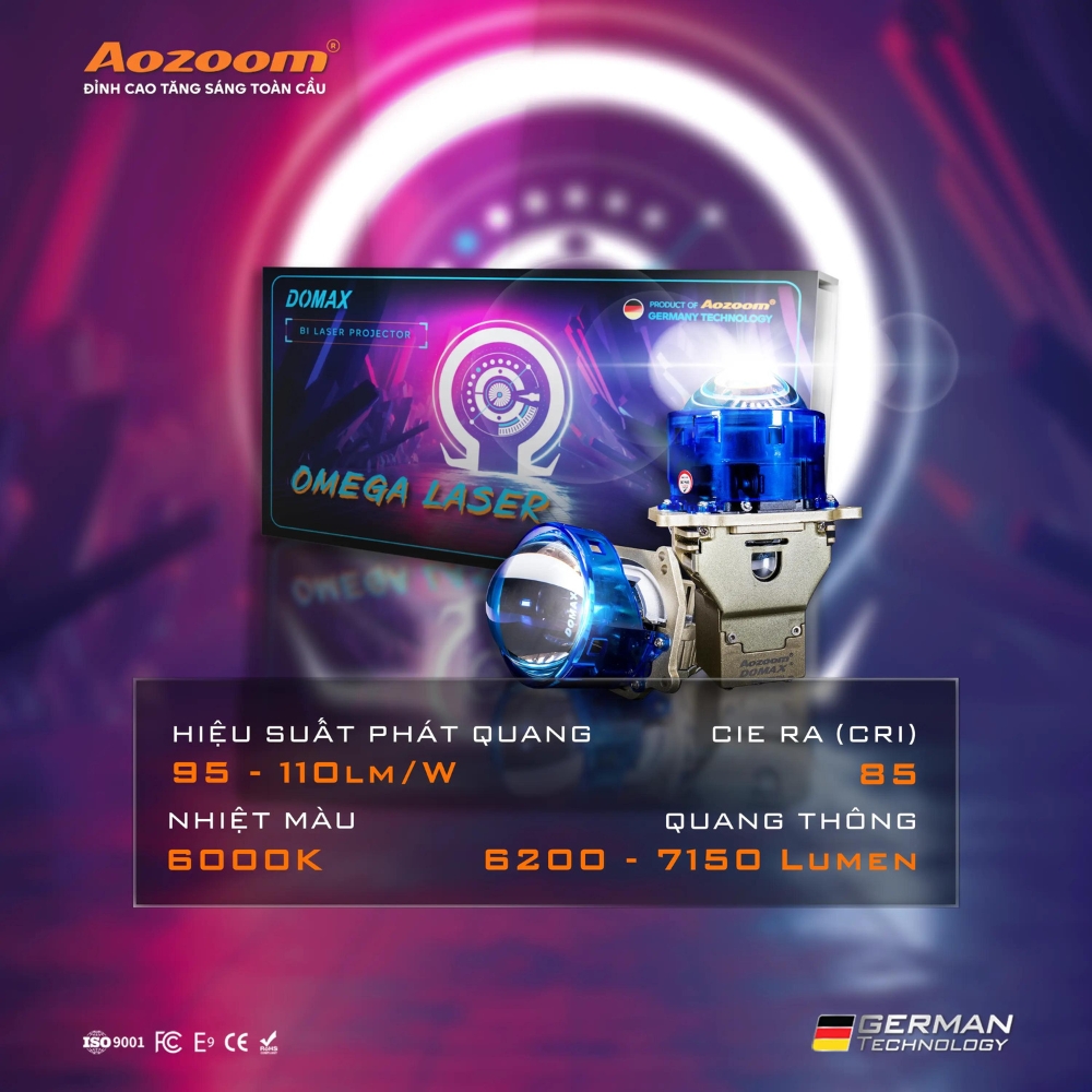 Đèn Bi Laser Omega Domax Light - Aozoom 