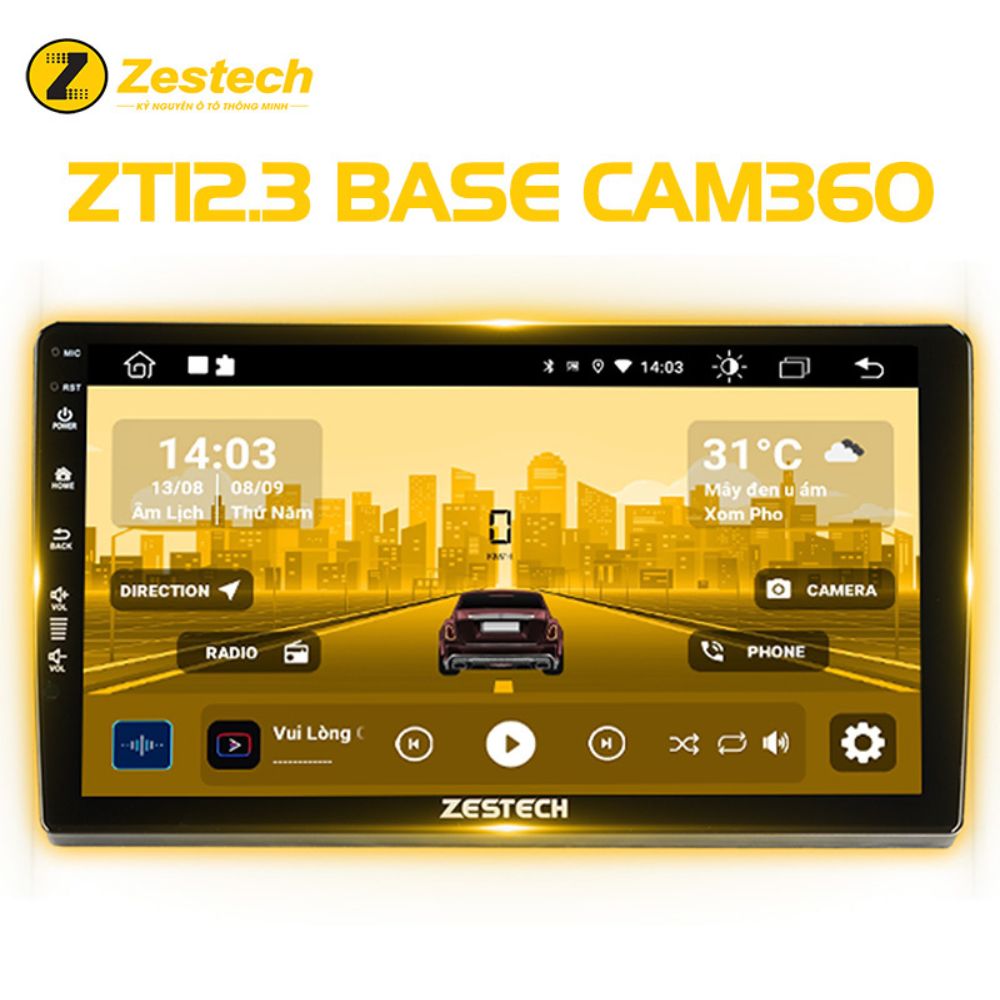Màn Hình Android Cho Ô Tô Zestech ZT12.3 Base Cam360 