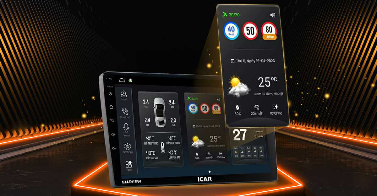 Màn Hình Icar Elliview Ue Lite Chất Lượng Tốt 